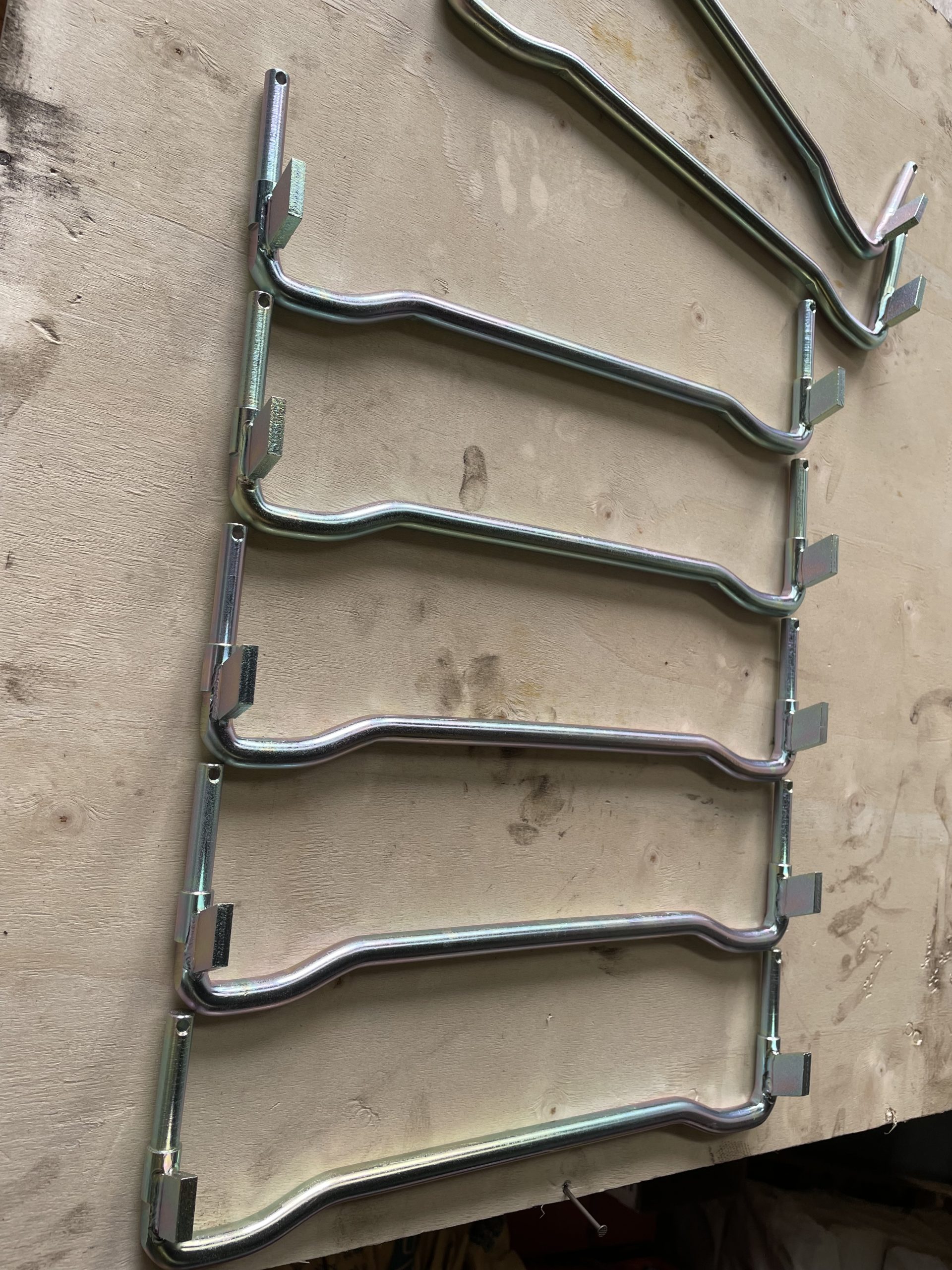 Welded parts for car wash industry